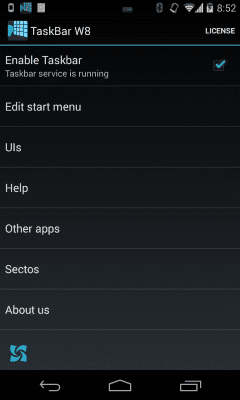 Screenshot of the application Taskbar - Windows 8 Style - #4