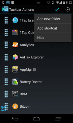 Screenshot of the application Taskbar - Windows 8 Style - #5