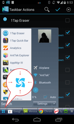 Screenshot of the application Taskbar - Windows 8 Style - #8