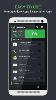Screenshot of the application Lockdown Pro - Theme Blue - #2
