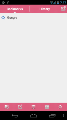 Screenshot of the application Pink Bird Boat Browser Theme - #6