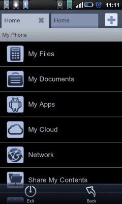 Screenshot of the application File Expert ClassicBlack Theme - #1