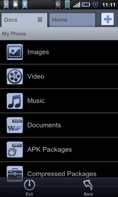 Screenshot of the application File Expert ClassicBlack Theme - #2