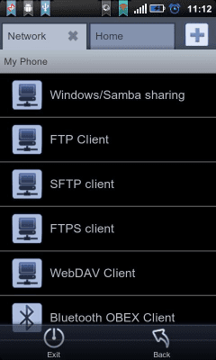 Screenshot of the application File Expert ClassicBlack Theme - #3