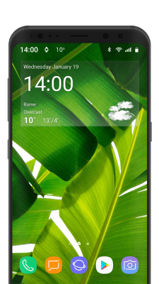 Screenshot of the application Digital clock weather theme 1 - #4