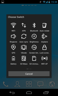 Screenshot of the application Matrix Toucher Theme GO - #4