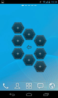 Screenshot of the application Matrix Toucher Theme GO - #5