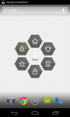 Screenshot of the application Matrix Toucher Theme GO - #6