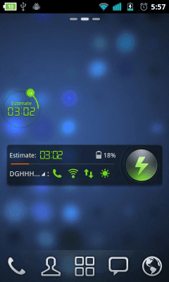 Screenshot of the application Simple Theme GO Power Battery - #1