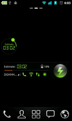 Screenshot of the application Simple Theme GO Power Battery - #2