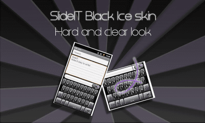 Screenshot of the application SlideIT Black Ice Skin - #1