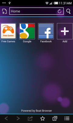 Screenshot of the application ICS Boat Browser Mini Theme - #1