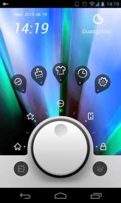 Screenshot of the application Knobs Toucher Theme GO - #1