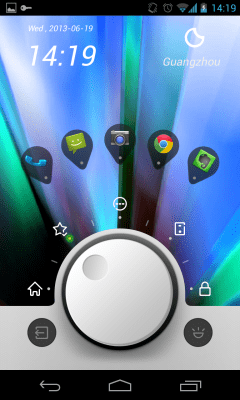Screenshot of the application Knobs Toucher Theme GO - #3