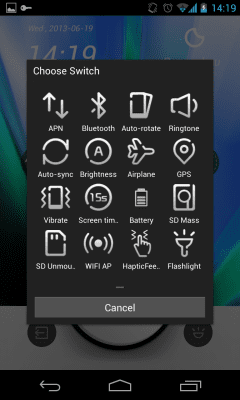 Screenshot of the application Knobs Toucher Theme GO - #6