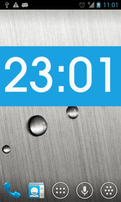 Screenshot of the application Metro clock uccw skin - #1