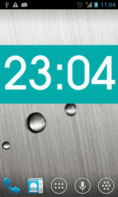 Screenshot of the application Metro clock uccw skin - #3