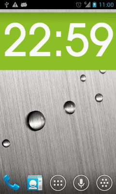 Screenshot of the application Metro clock uccw skin - #4