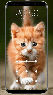 Screenshot of the application Cat Pattern Screen Lock - #1