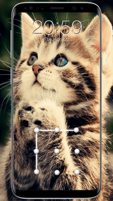 Screenshot of the application Cat Pattern Screen Lock - #2
