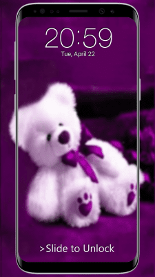 Screenshot of the application Teddy Bear Lock Screen - #1