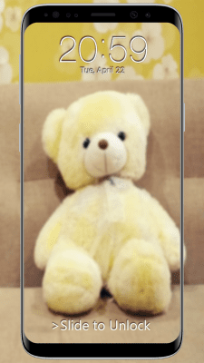 Screenshot of the application Teddy Bear Lock Screen - #3