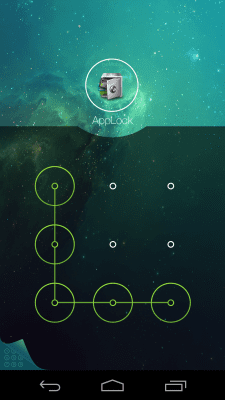 Screenshot of the application AppLock Theme Space - #2