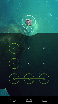 Screenshot of the application AppLock Theme Space - #5