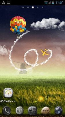 Screenshot of the application Moon Stone Super Theme GO - #3