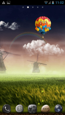 Screenshot of the application Moon Stone Super Theme GO - #6