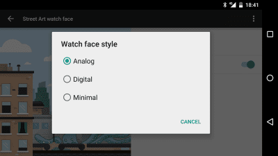 Screenshot of the application Street Art - #6