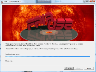 Screenshot of the application FairUse Wizard - #3
