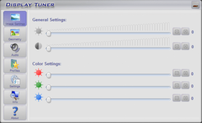 Screenshot of the application Display Tuner - #2