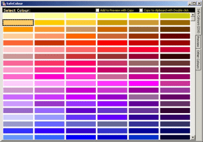 Screenshot of the application Safecolour - #1