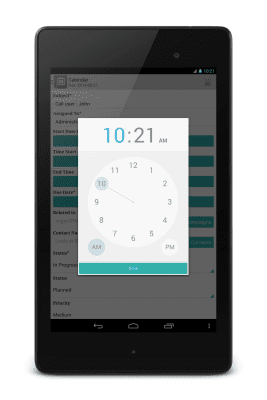 Screenshot of the application anCRM - vTiger CRM Client - #3