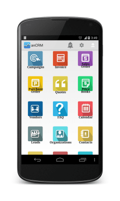 Screenshot of the application anCRM - vTiger CRM Client - #10
