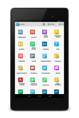 Screenshot of the application anCRM - vTiger CRM Client - #12