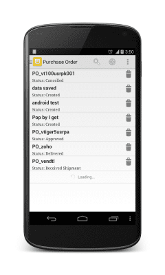 Screenshot of the application anCRM - vTiger CRM Client - #13