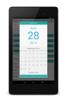 Screenshot of the application anCRM - vTiger CRM Client - #16