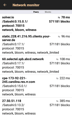 Screenshot of the application Bitcoin Wallet - #7