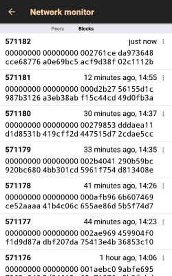 Screenshot of the application Bitcoin Wallet - #8