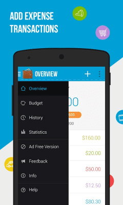 Screenshot of the application Expense Manager - #3