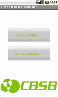 Screenshot of the application Loan and Deposit calculator - #1