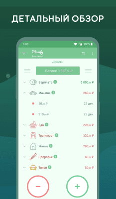 Screenshot of the application Monefy - #2