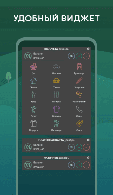 Screenshot of the application Monefy - #4