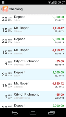 Screenshot of the application Moneydance - #3