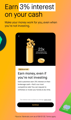 Screenshot of the application Robinhood: Stocks & Crypto - #4