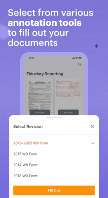Screenshot of the application e-taxfiller: edit pdf forms - #3