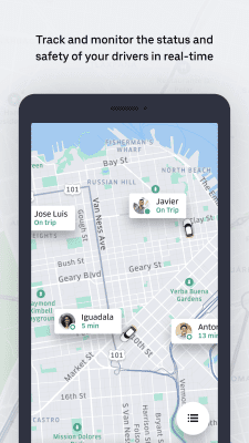 Screenshot of the application Uber FLEET - #2
