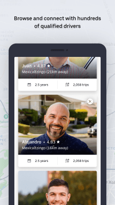 Screenshot of the application Uber FLEET - #5